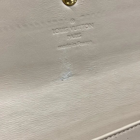 LOUIS VUITTON Pochette Porte Monet Bier Soft Beige Monogram Vernis - 152-071125 - Picture 9 of 9